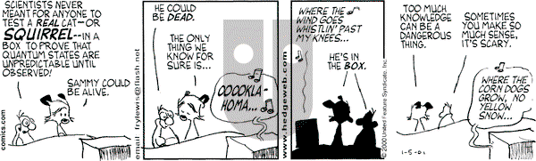 Over the Hedge on Friday January 5, 2001 Comic Strip