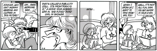 Doonesbury on Wednesday February 8, 1995 Comic Strip