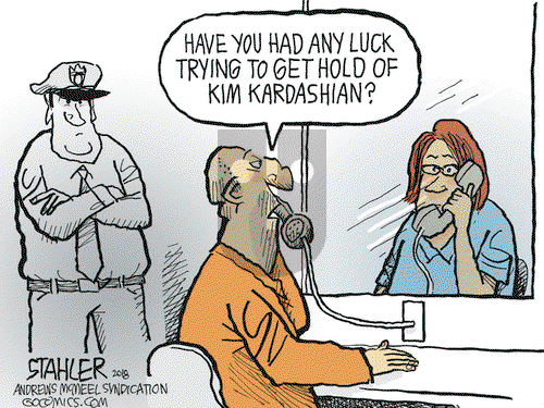 Jeff Stahler on Friday June 8, 2018 Comic Strip