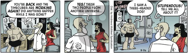 Alley Oop on Saturday August 24, 2019 Comic Strip