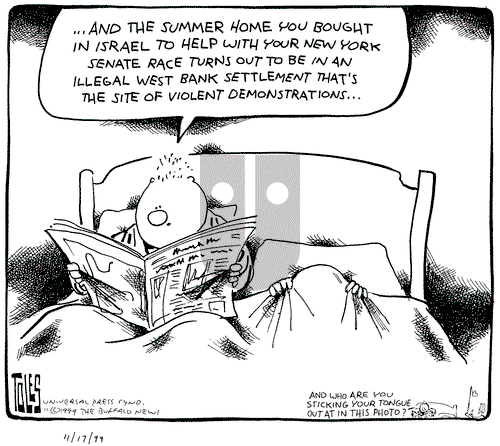 Tom Toles on Thursday November 2, 2000 Comic Strip