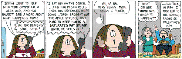 Cathy Classics on Monday July 26, 2004 Comic Strip