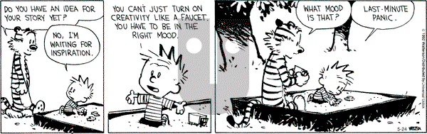 Calvin and Hobbes - Thursday May 24, 2012 Comic Strip