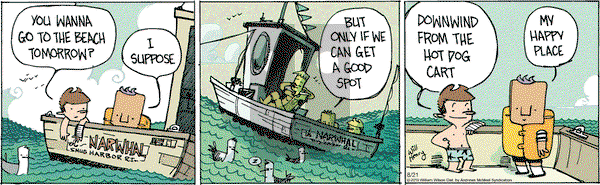 Wallace the Brave on Wednesday August 21, 2019 Comic Strip