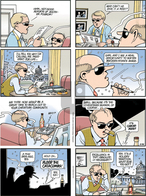 Doonesbury - Sunday December 30, 2007 Comic Strip