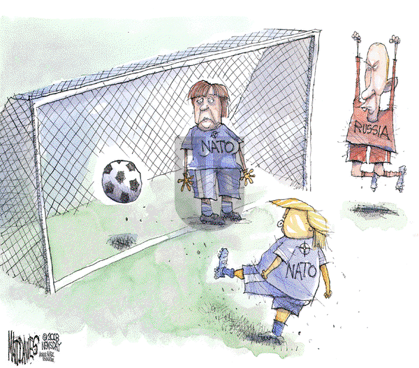 Matt Davies on Thursday July 12, 2018 Comic Strip