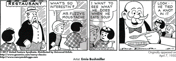 Nancy Classics on Friday April 7, 2017 Comic Strip