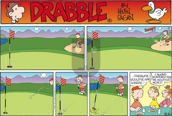 Drabble on Sunday August 27, 2017 Comic Strip
