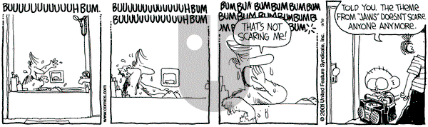 The Buckets on Wednesday September 19, 2001 Comic Strip