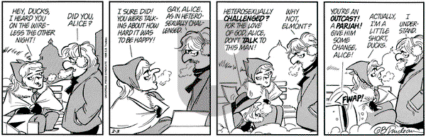 Doonesbury on Thursday February 3, 1994 Comic Strip