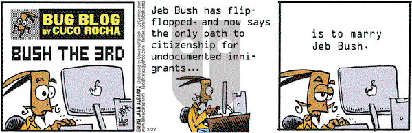 La Cucaracha on Saturday March 23, 2013 Comic Strip