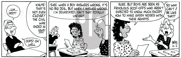 Luann on Tuesday October 10, 1995 Comic Strip