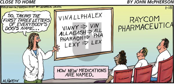 Close to Home on Sunday January 18, 2015 Comic Strip