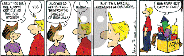 Arlo and Janis on Friday July 4, 2008 Comic Strip