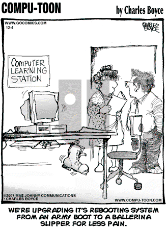 Compu-toon on Tuesday December 4, 2007 Comic Strip