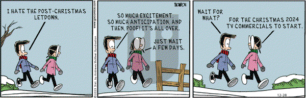 Grand Avenue on Thursday December 28, 2023 Comic Strip