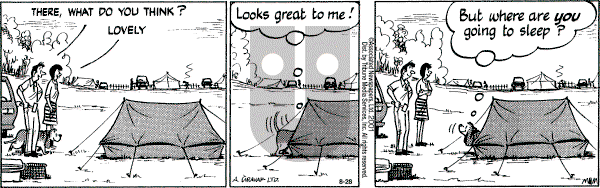 Fred Basset on Tuesday August 28, 2001 Comic Strip