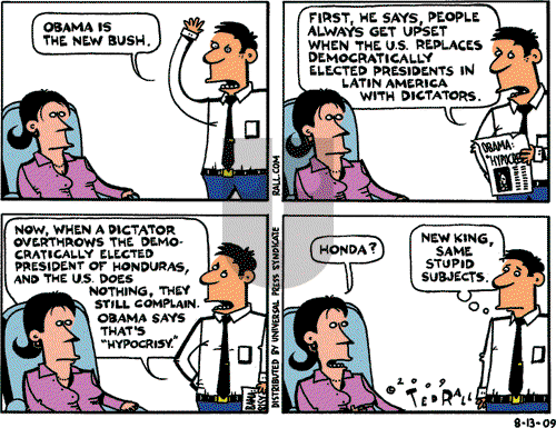 Ted Rall on Thursday August 13, 2009 Comic Strip