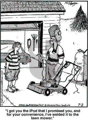 Close to Home on Saturday July 2, 2005 Comic Strip