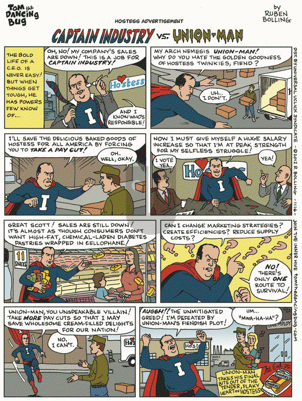 Tom the Dancing Bug on Friday December 7, 2012 Comic Strip