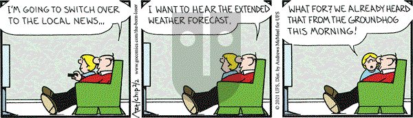 The Born Loser on Tuesday February 2, 2021 Comic Strip