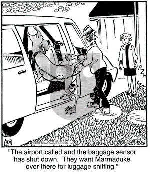 Marmaduke on Saturday March 9, 2002 Comic Strip