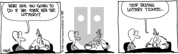 The Buckets on Wednesday September 9, 1998 Comic Strip