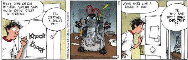Get Fuzzy on Tuesday January 30, 2007 Comic Strip