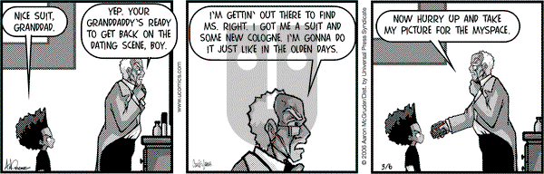 The Boondocks on Monday March 20, 2006 Comic Strip