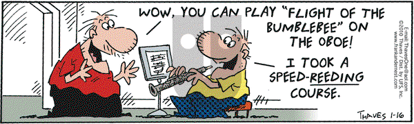 Frank and Ernest on Saturday January 16, 2010 Comic Strip