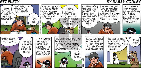 Get Fuzzy on Sunday November 19, 2006 Comic Strip