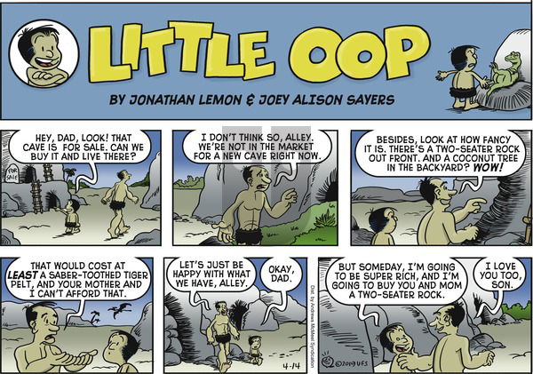 Alley Oop on Sunday April 14, 2019 Comic Strip