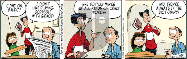 Baldo - Tuesday January 24, 2012 Comic Strip