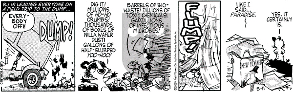 Over the Hedge on Thursday August 11, 2005 Comic Strip