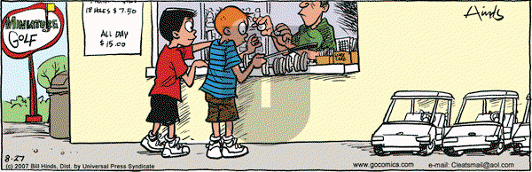 Cleats on Monday August 27, 2007 Comic Strip