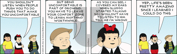 Nancy on Monday March 30, 2020 Comic Strip