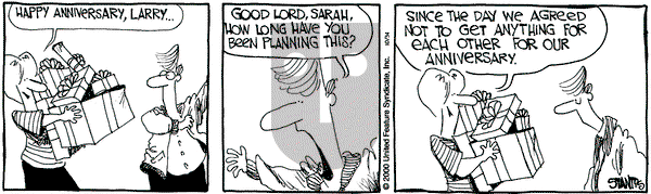The Buckets on Wednesday November 1, 2000 Comic Strip