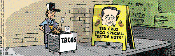 La Cucaracha on Saturday April 11, 2015 Comic Strip