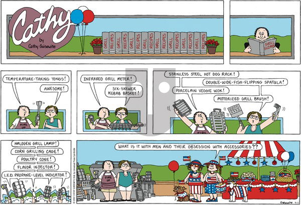 Cathy Classics on Sunday July 1, 2007 Comic Strip