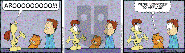 Garfield on Wednesday January 22, 2020 Comic Strip