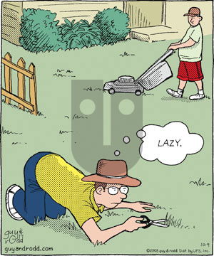 Brevity on Saturday October 11, 2008 Comic Strip