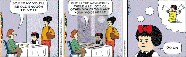 Nancy on Tuesday November 6, 2018 Comic Strip