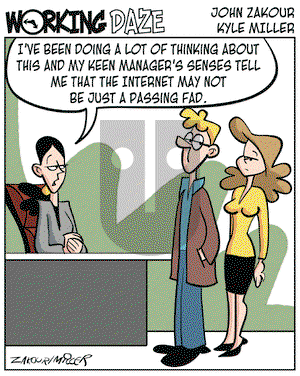 Working Daze on Monday November 28, 2005 Comic Strip