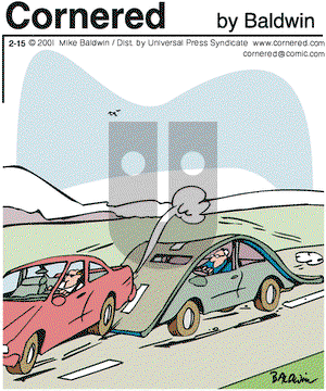 Cornered on Thursday February 15, 2001 Comic Strip