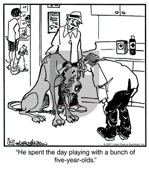 Marmaduke on Tuesday September 11, 2007 Comic Strip