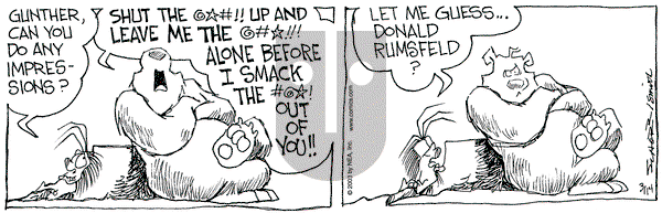 The Grizzwells on Friday March 14, 2003 Comic Strip