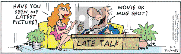 Frank and Ernest - Saturday August 4, 2007 Comic Strip