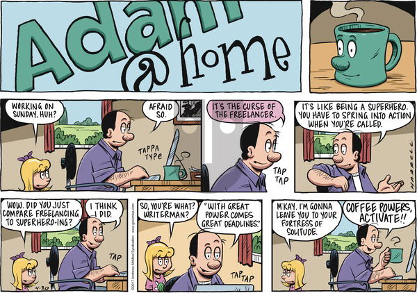 Adam@Home on Sunday April 30, 2017 Comic Strip
