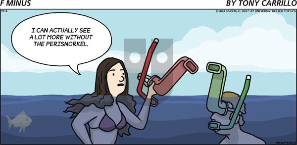 F Minus - Sunday November 3, 2013 Comic Strip