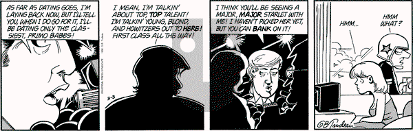 Doonesbury - Saturday March 3, 1990 Comic Strip